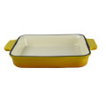 cast iron enamel baking dish for cookware